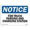 Signmission Safety Sign, OSHA Notice, 10" Height, Fork Truck Parking And Charging Station Sign, Portrait OS-NS-D-710-V-12880 - alternate 1